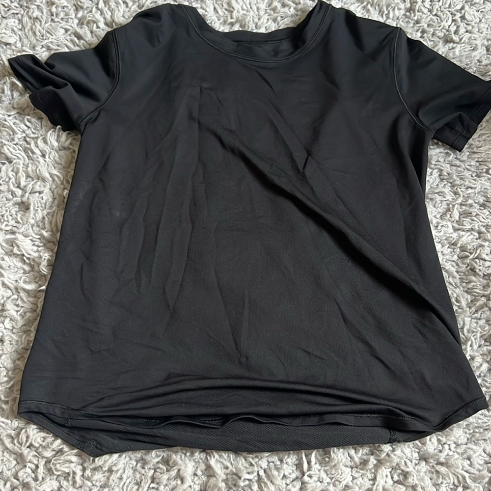 Lulu Lemon Black short sleeve